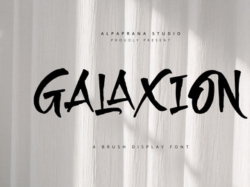 Galaxion - Brush Font