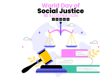 10 World Day of Social Justice Illustration