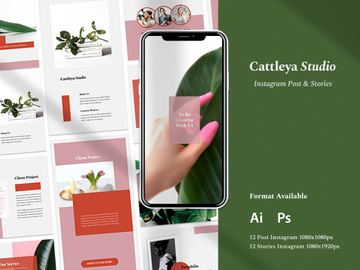 Instagram Template - Cattleya Studio