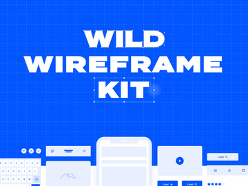 Wild Wireframe Kit for Sketch