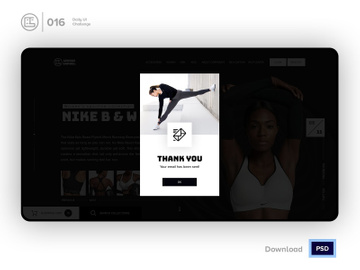 Popup overlay | Daily UI challenge - Day 016/100