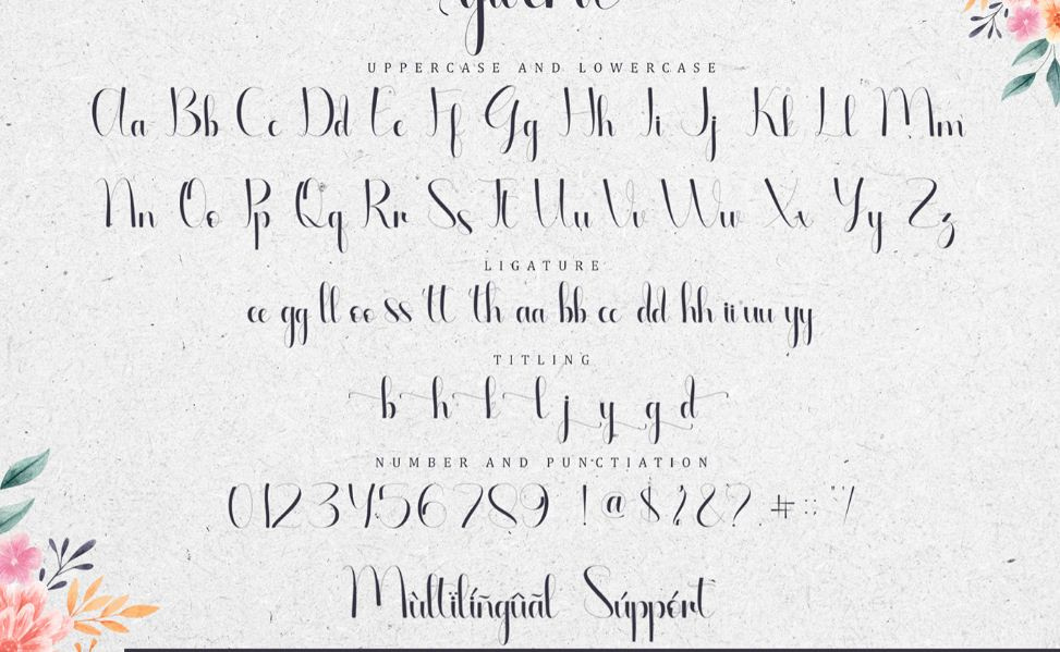 Ageitha - Free Modern Calligraphy