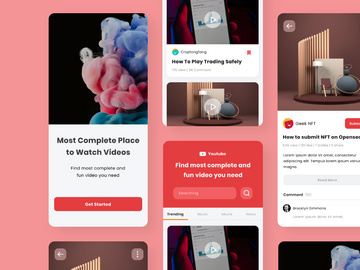 Streaming Online Design Mobile App
