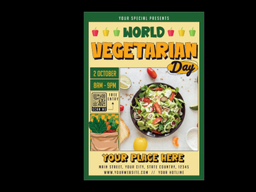 Vegetarian Day Flyer