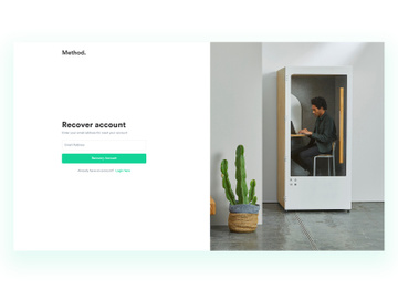 Recovery Page Inspiration