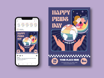 Happy Pride Day Flyer