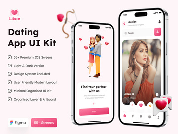 Likee - Dating App UI Kit