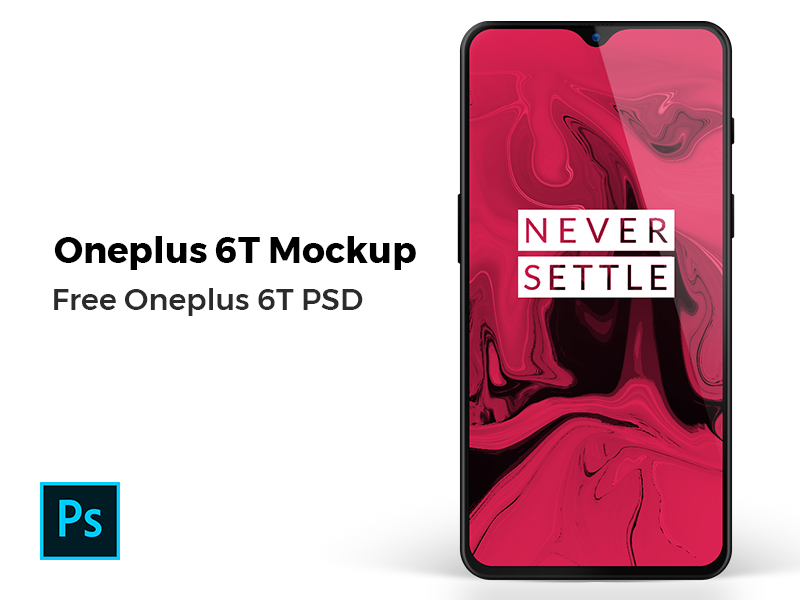 Oneplus 6T Mockup免费版(Oneplus 6T Mockup Freebie)插图