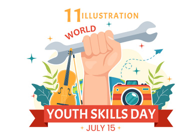 11 World Youth Skills Day Illustration