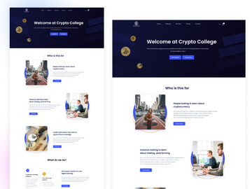 Cryptocurrency Education UI KIT