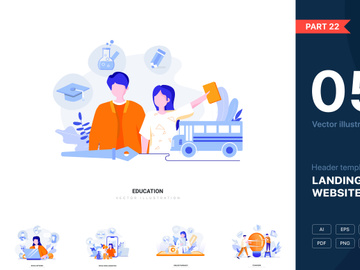 [Part 22] Website illustrations set