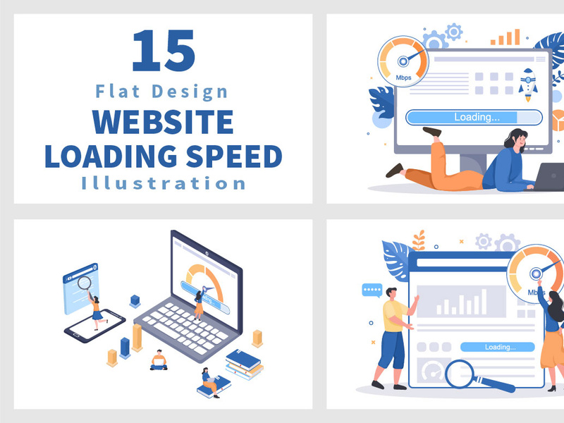 15 Website Loading Speed Optimization Vector Illustration ~ EpicPxls