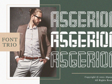 Asgerion - Display Font Trio