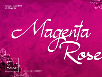 Magenta Rose Font
