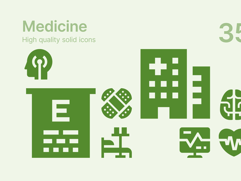 Medicine icons