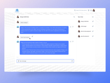 Chatgpt software templates UIKIT design.
