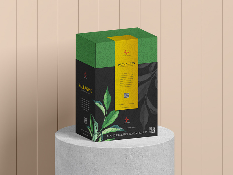 Download Free Product Packaging Box Mockup By Ess Kay Epicpxls PSD Mockup Templates