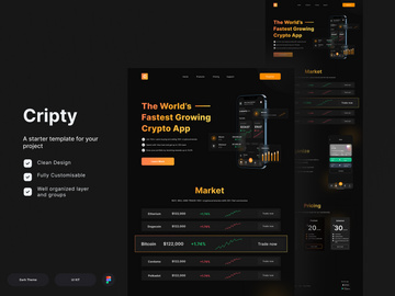 Crypto Landing Page - Cripty