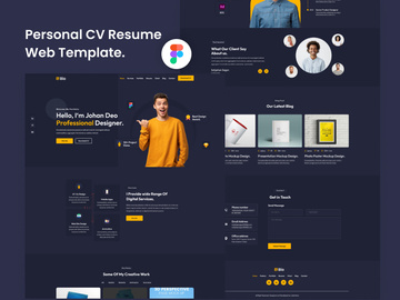 #1Bio - Personal CV Resume Template