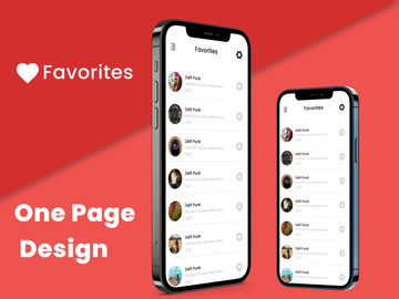 Favorite One Page design