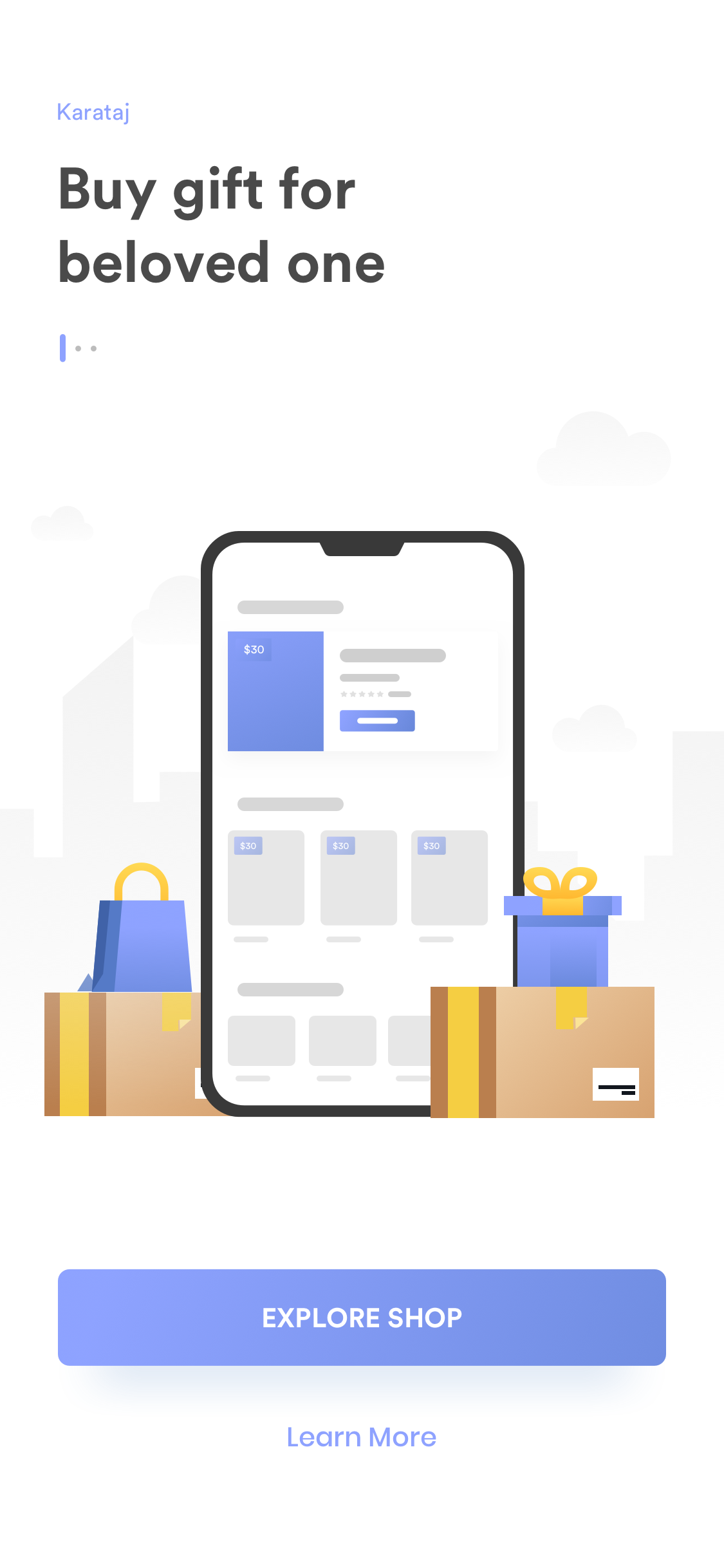 Kamartaj - 礼品店UI套件(Kamartaj - gift shop UI kit)插图3