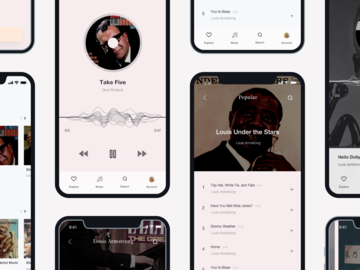 L’euphorie Music UI Kit