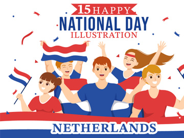 15 Netherlands National Day Illustration