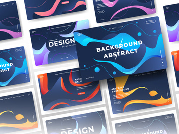 Abstract trendy gradient background