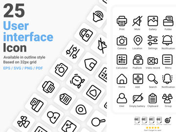 User Interface Icon Pack Vol.01