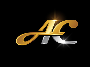 Initial Letter A C Logo Design Vector Template. Graphic Alphabet Symbol For Corporate Business Identity
