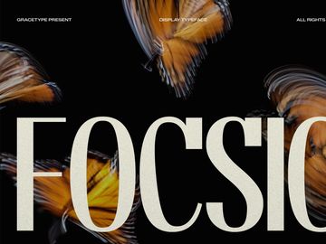 Focasio | Display Typeface