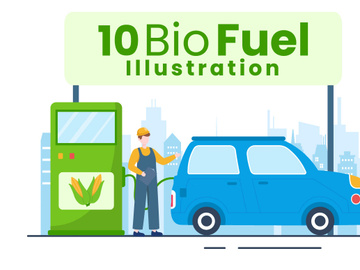 10 Biofuel Life Cycle Illustration
