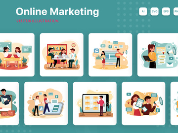 M168_Digital Marketing Illustrations