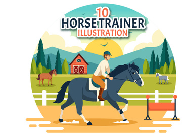10 Horse Trainer Illustration