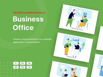 [Part 35] Business Vector Scenes