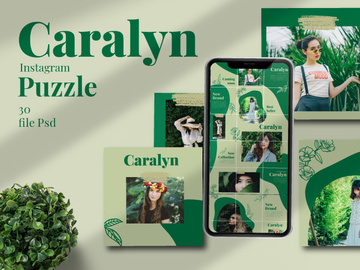 Caralyne Instagram Puzzle Template