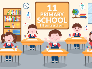 11 Primary School Illustration