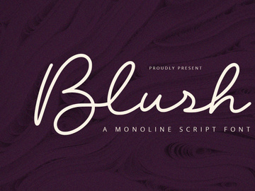 Blush - Script Font