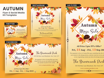 Autumn Festival Flyer & Social Media Pack-14