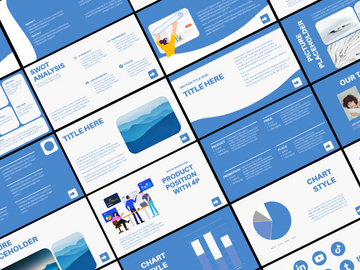 Blu Presentation template