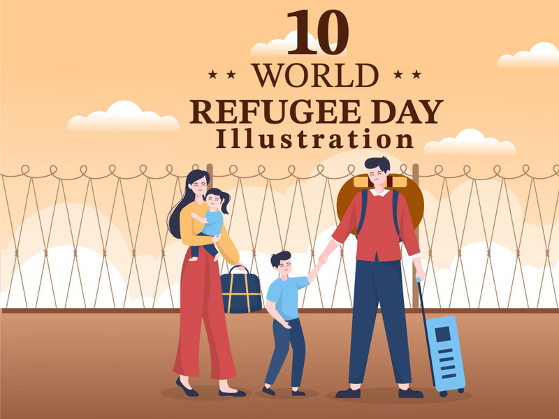 10 World Refugee Day Illustration by denayuneep ~ EpicPxls