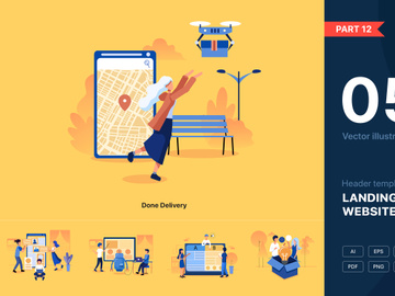 [Part 12] Website illustrations set