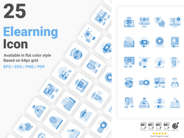 Online Learning Icon Pack