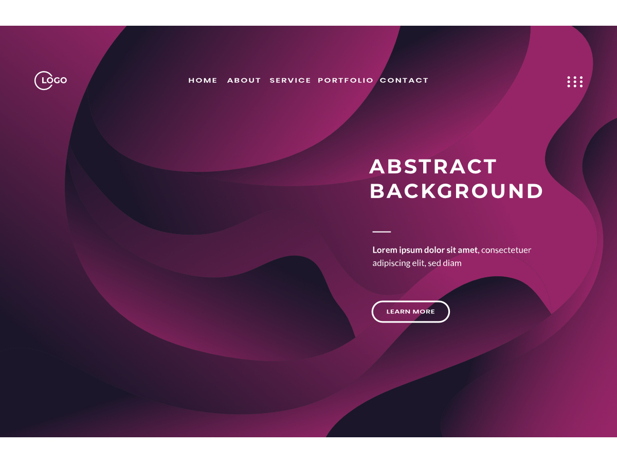 Plano de Fundo Abstrato Rosa Elegante com Ondas