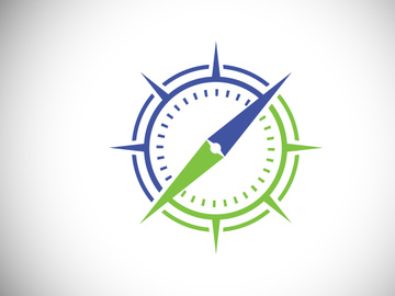 Creative Compass Concept Logo Design Template. Compass Logo sign and symbol. Coastal Logo. Compass icon