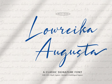 Lowreika Augusta | Classic Signature Font