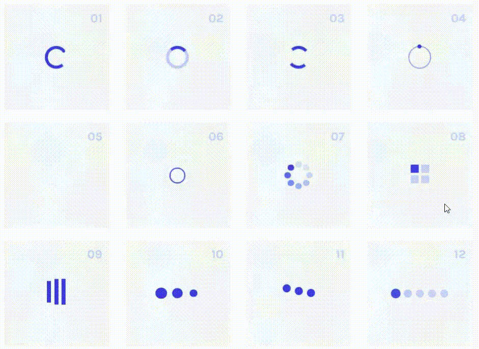 Loaders and Spinners