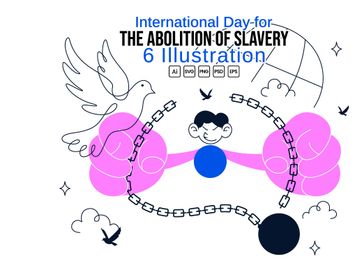 6 Day for the Abolition of Slavery Illustration