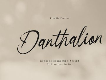 Danthalion | Elegant Signature Script