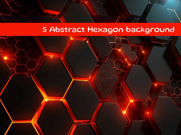 Abstract hexagon background